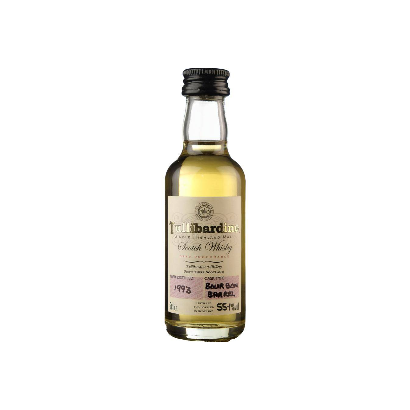 Tullibardine Miniature 1993 Single Malt Whisky 2