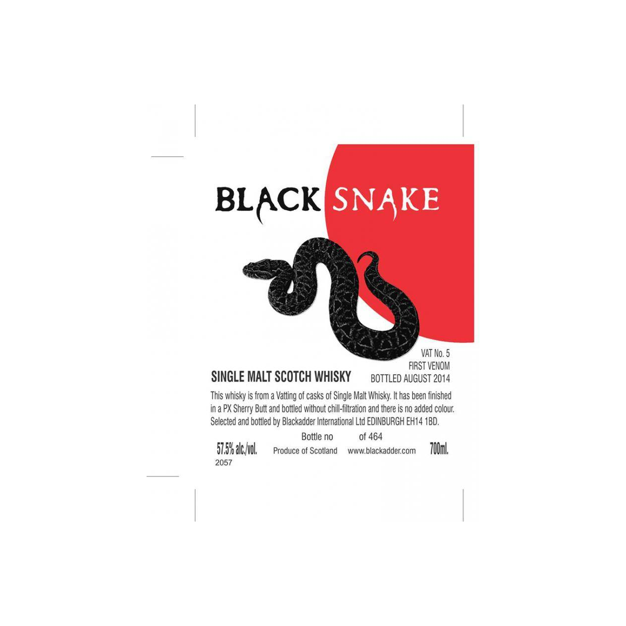Blackadder Single Malt Whisky 2