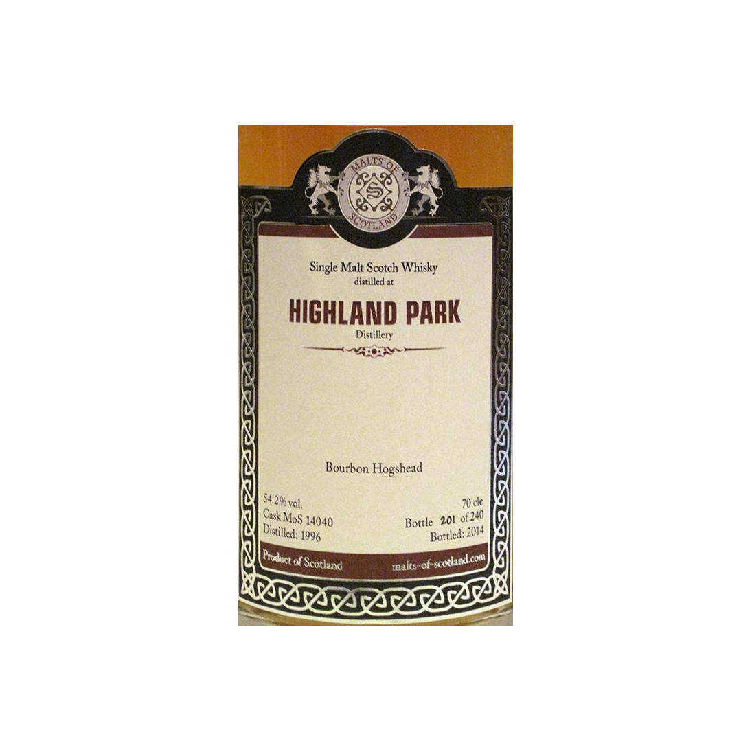 Highland Park 1996 18 Years Single Malt Whisky 2