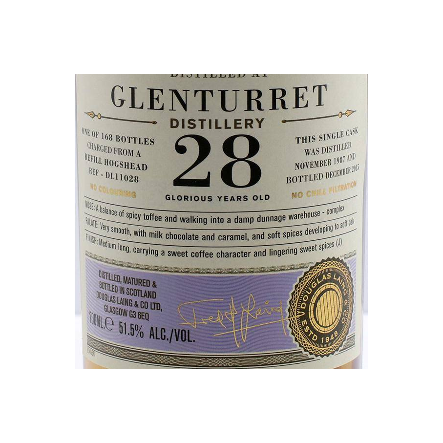 The Glenturret Old Particular 1987 28 Years Single Malt Whisky 2