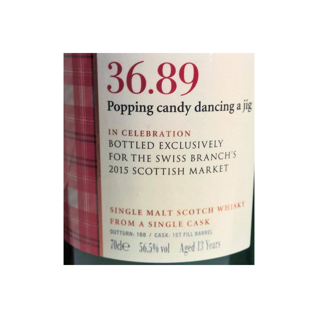 The Scotch Malt Whisky Society 2002 13 Years Single Malt Whisky 2