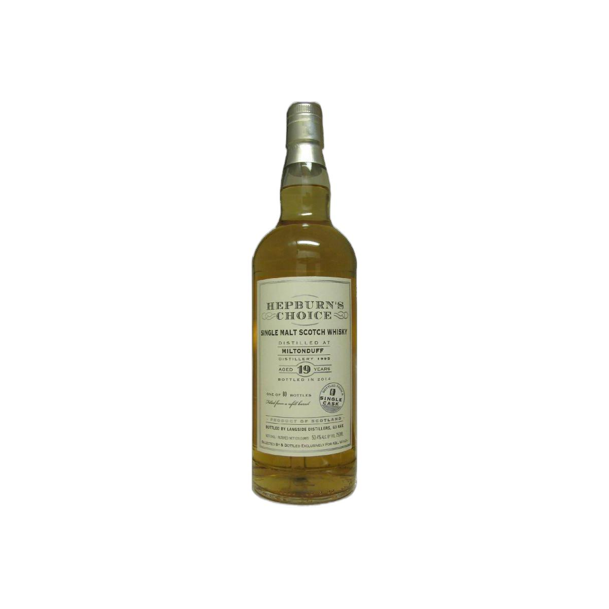 Miltonduff 1995 19 Years Single Malt Whisky