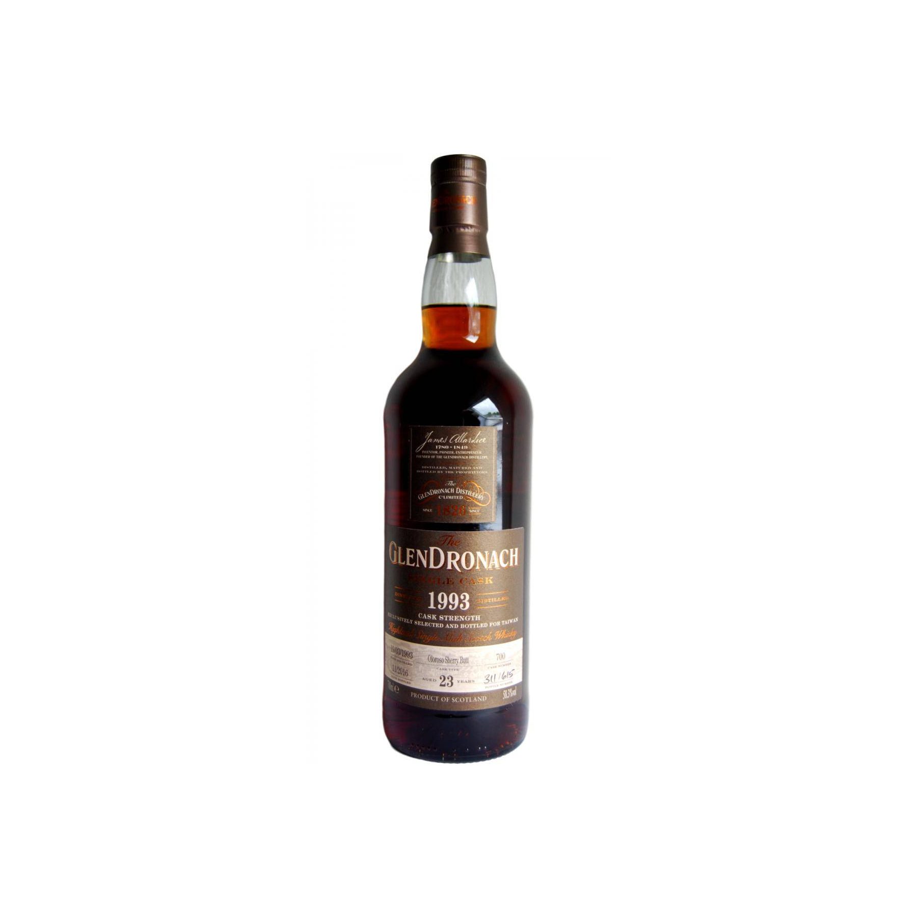 GlenDronach Single Cask 1993 23 Years Single Malt Whisky