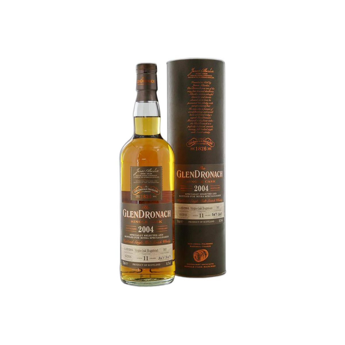 GlenDronach Single Cask 2004 11 Years Single Malt Whisky