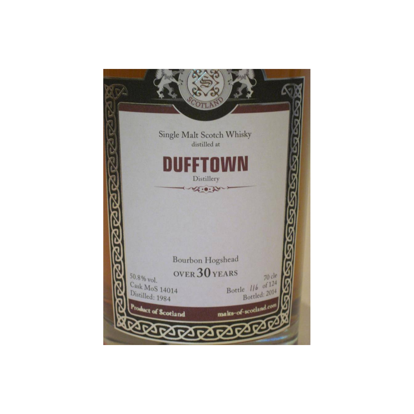 Dufftown 1984 30 Years Single Malt Whisky 2