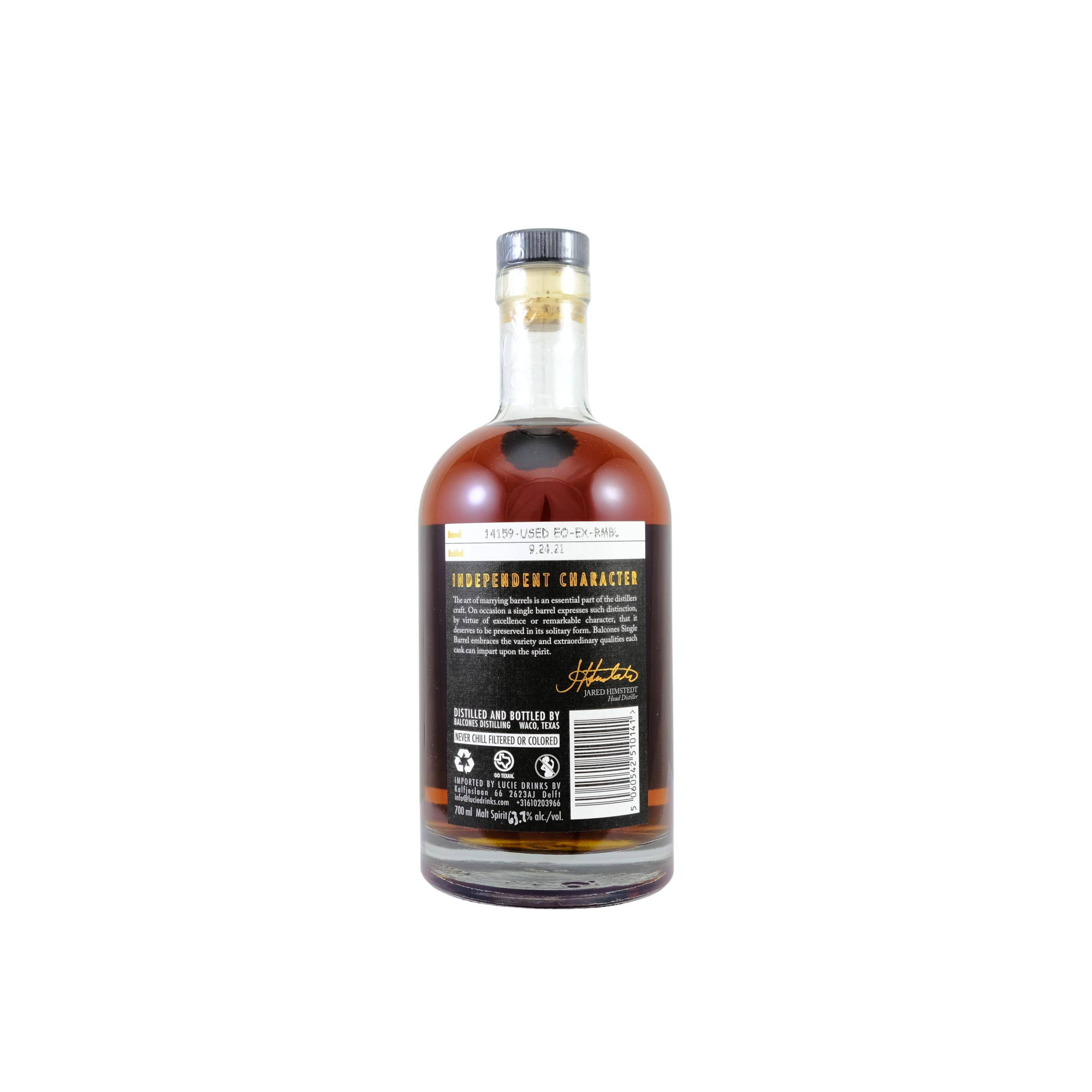 Balcones Single Cask Single Malt Whisky 2
