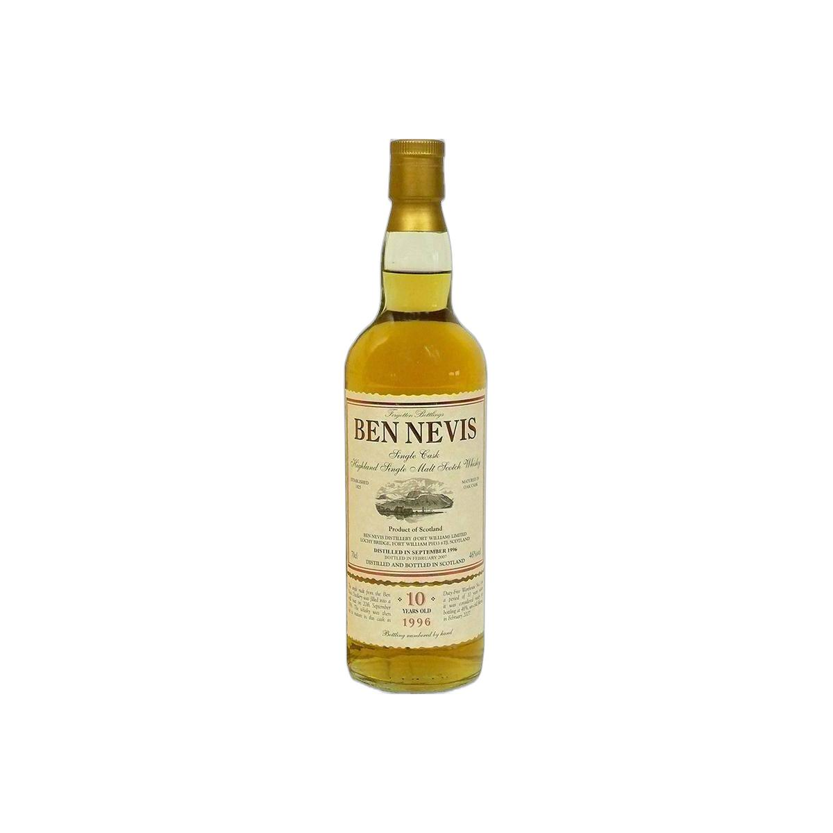 Ben Nevis 1996 10 Years Single Malt Whisky
