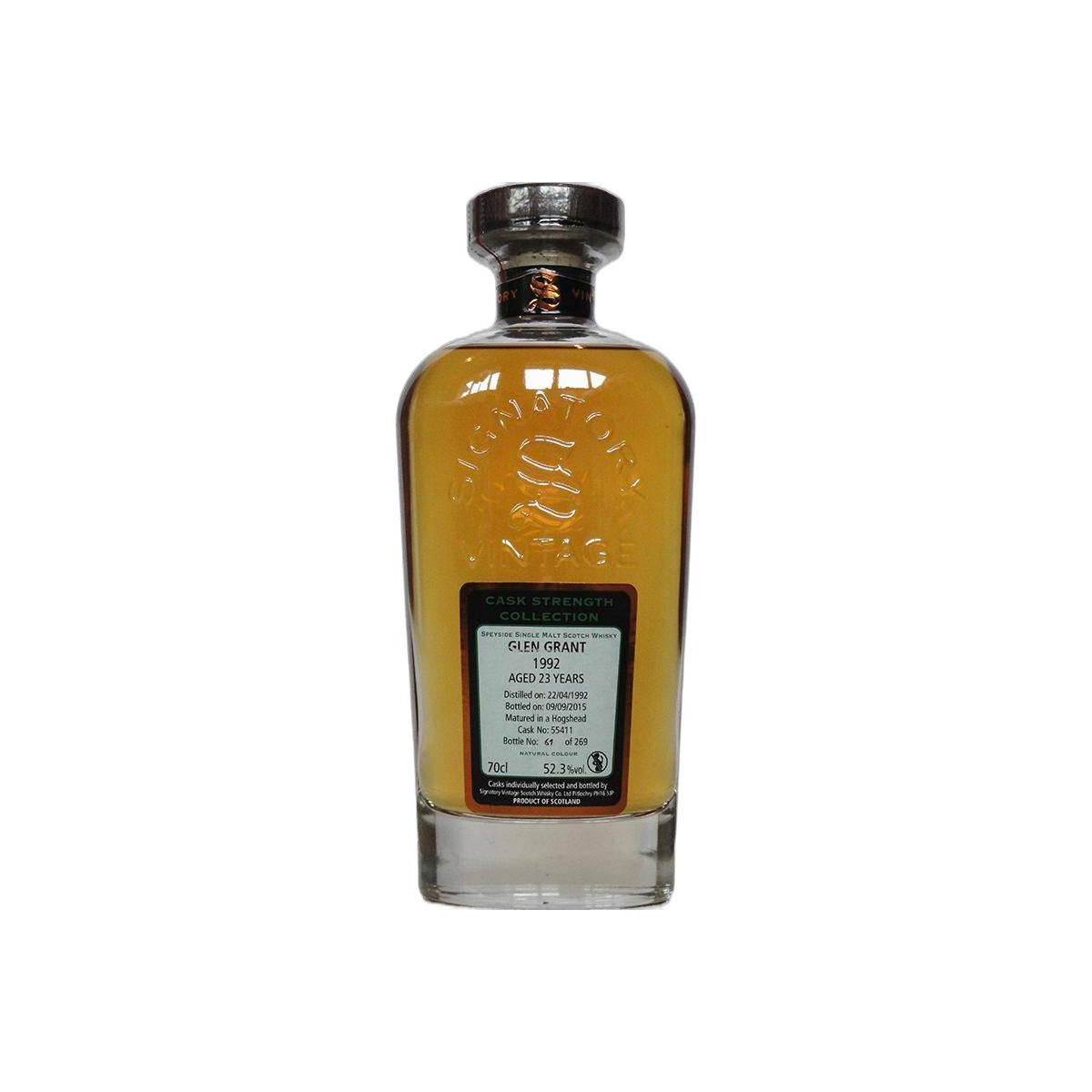 Glen Grant Cask Strength Collection 1992 23 Years Single Malt Whisky
