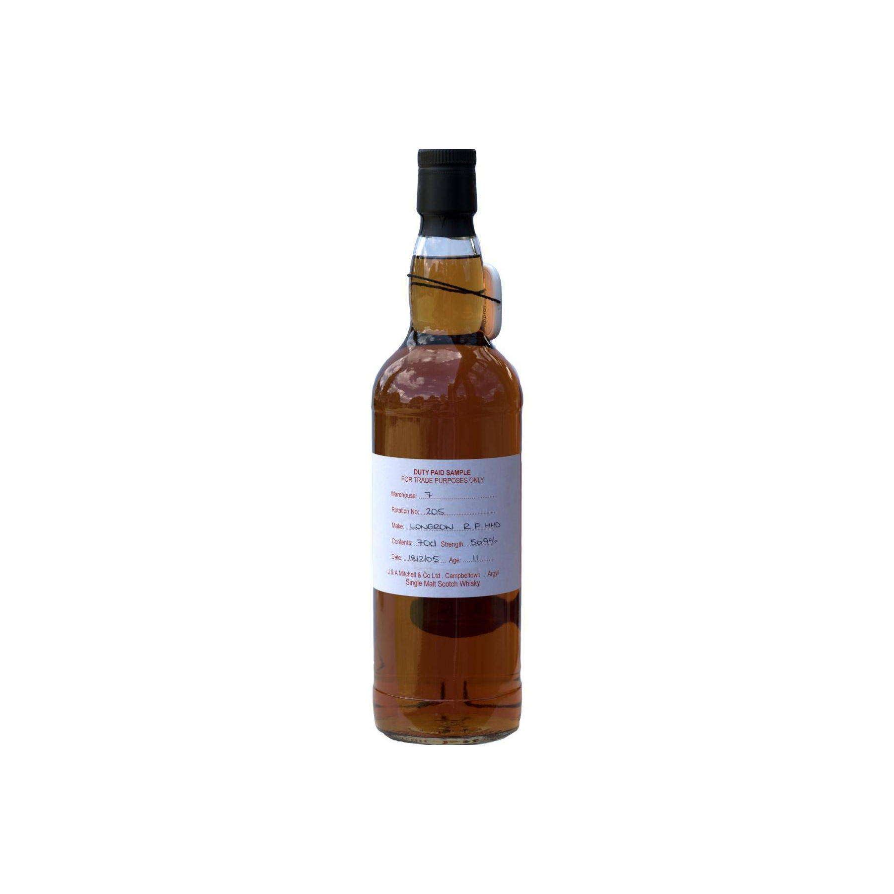 Longrow Duty Paid Sample - For Trade Purposes Only 2005 11 Years Single Malt Whisky