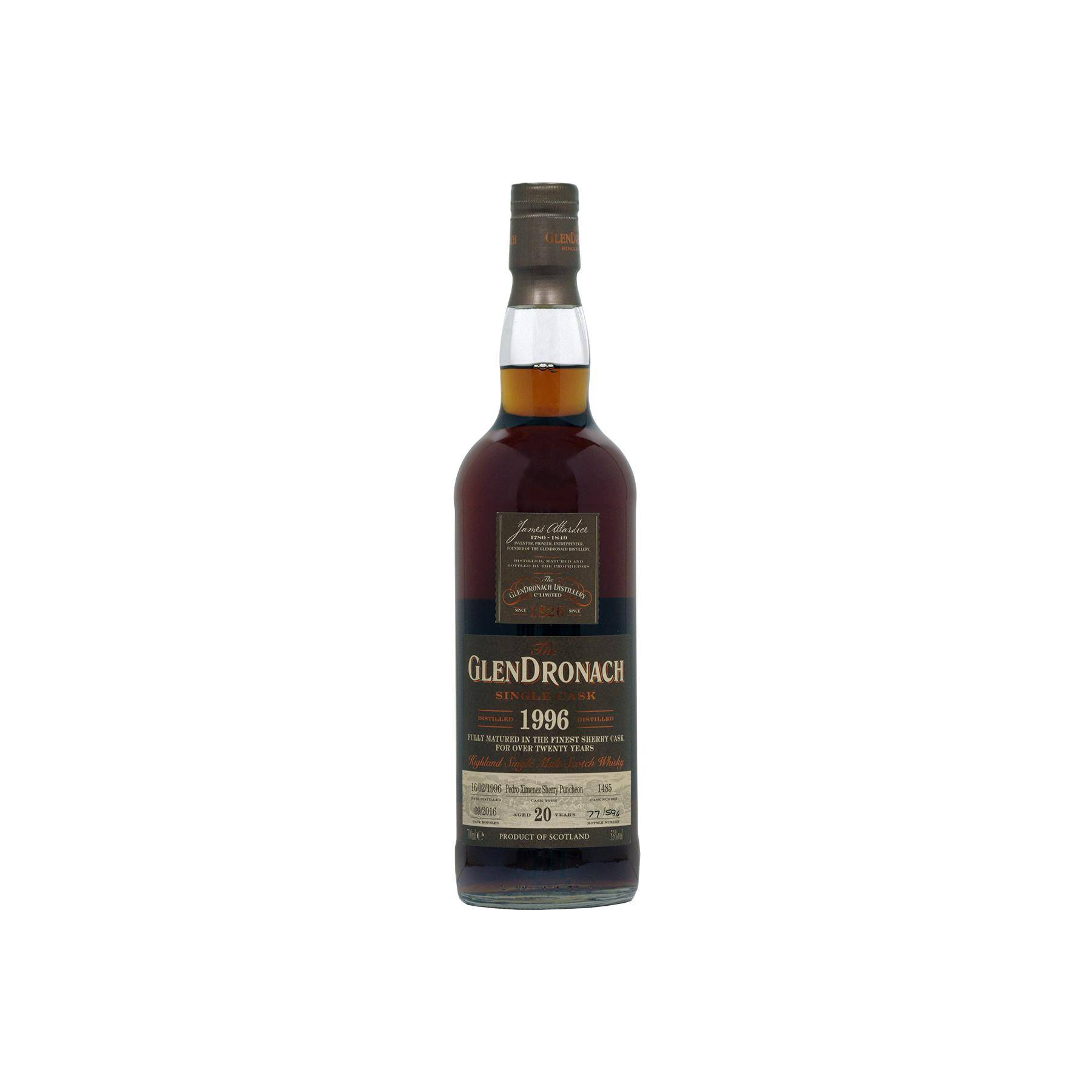 GlenDronach 1996 20 Years Single Malt Whisky 2