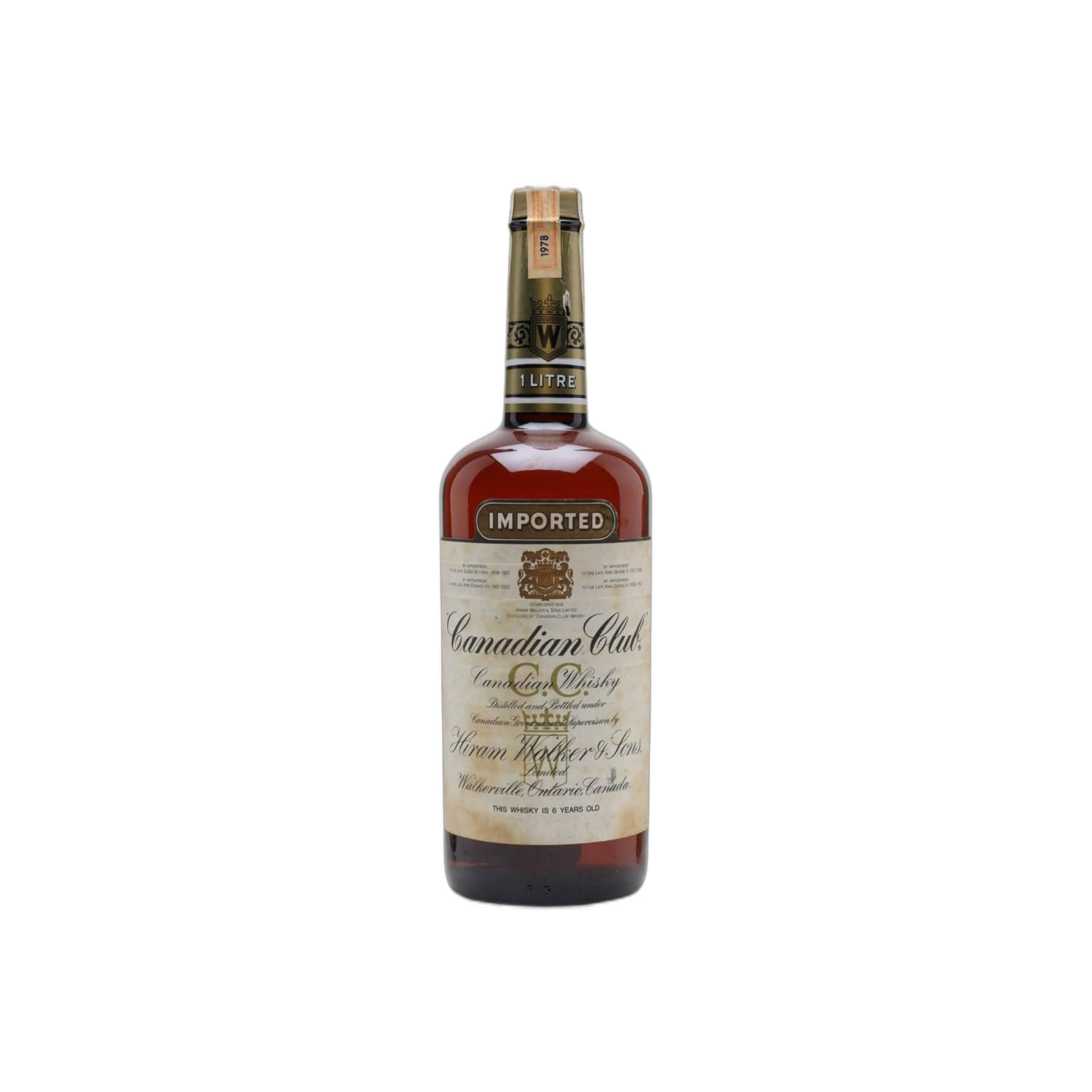 Canadian Club 1978 6 Years Canadian Whisky