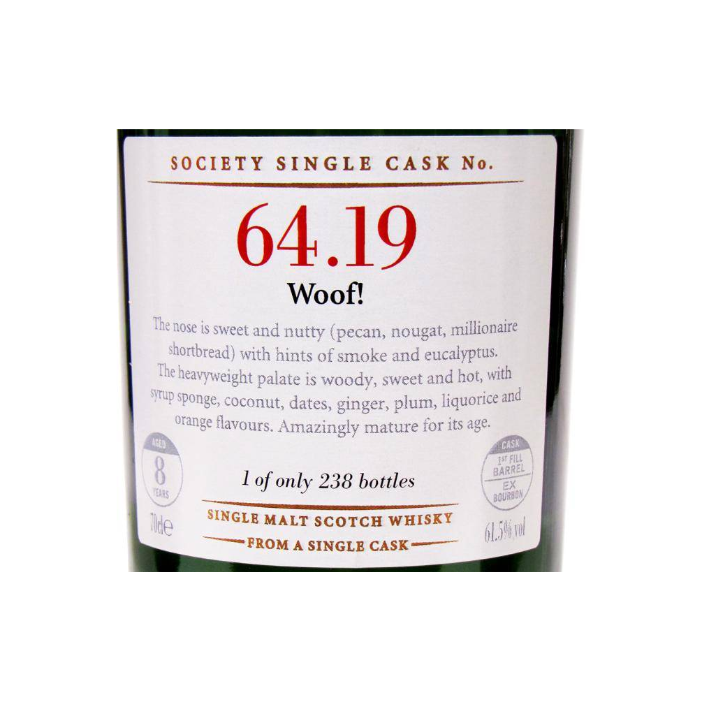 The Scotch Malt Whisky Society 2001 8 Years Single Malt Whisky 2