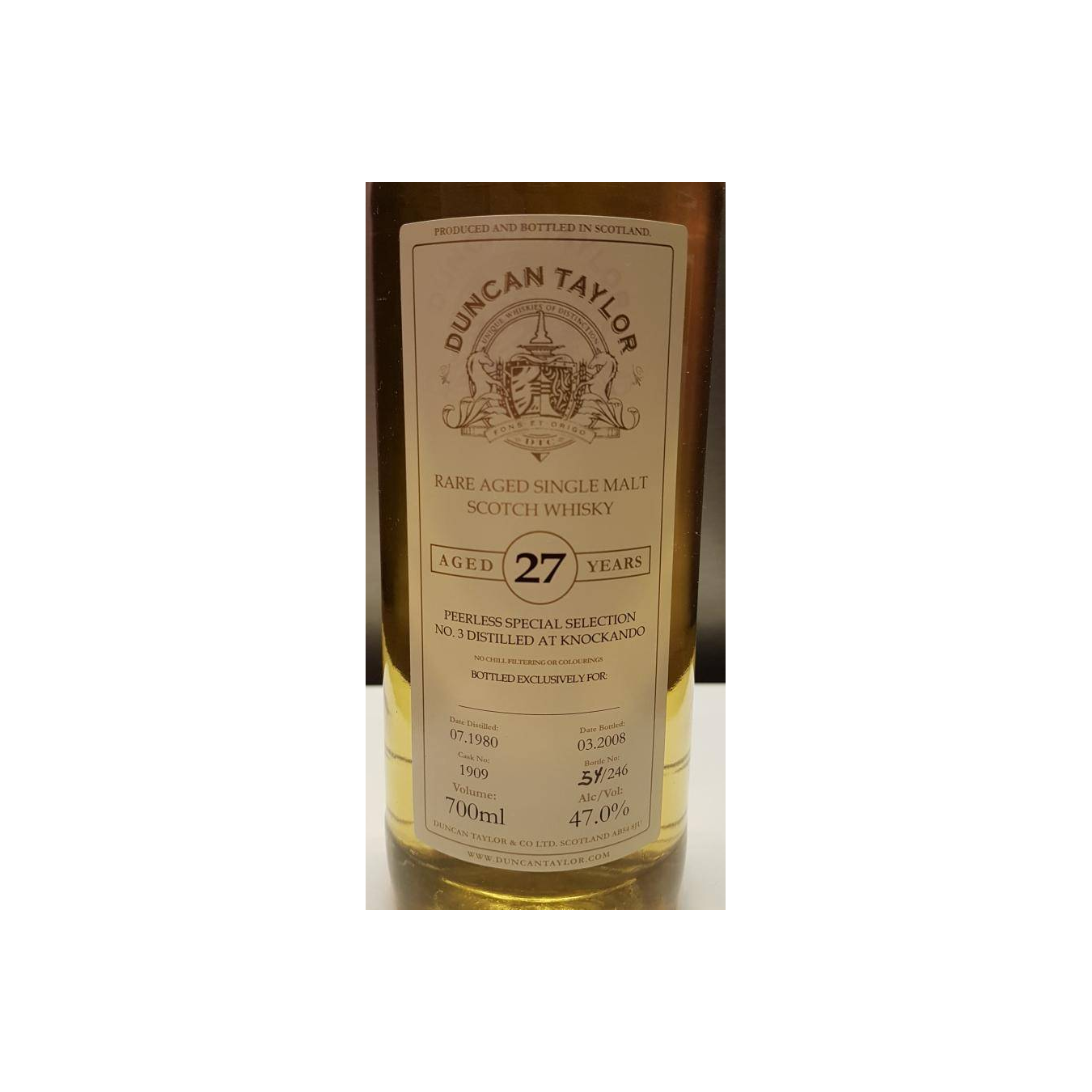Knockando 1980 27 Years Single Malt Whisky 2