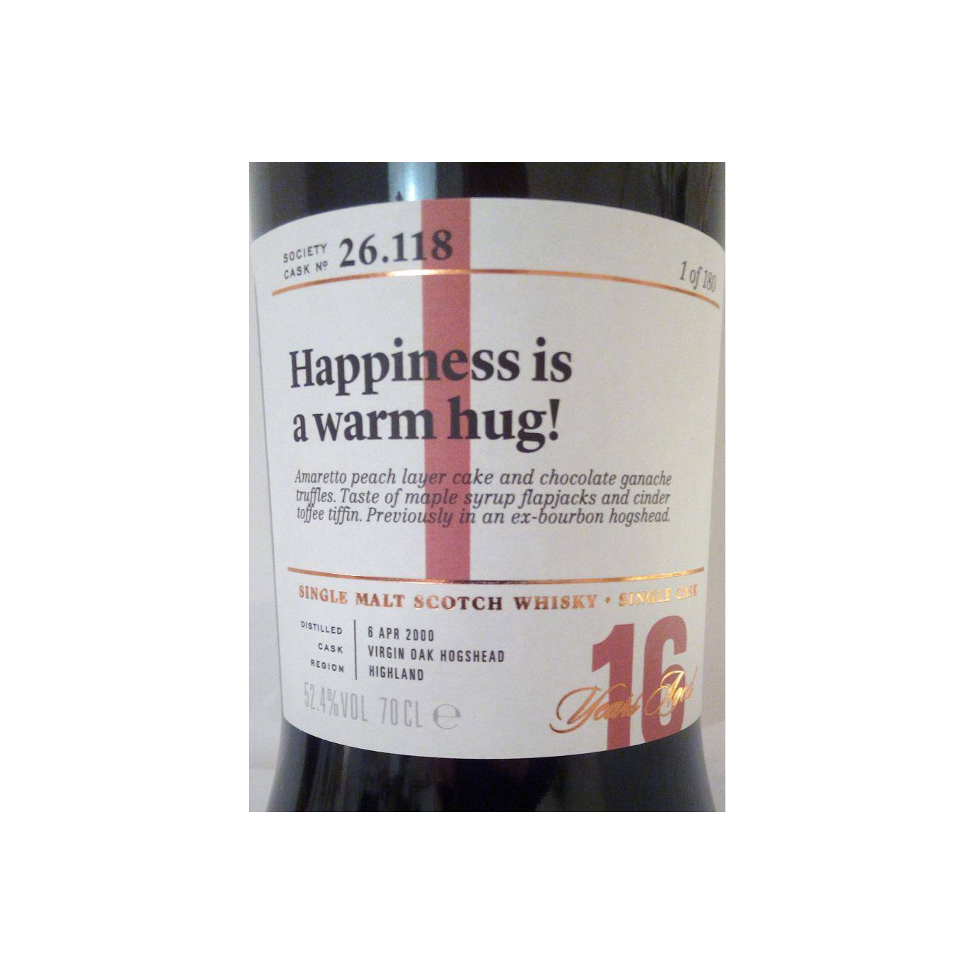 The Scotch Malt Whisky Society 2000 16 Years Single Malt Whisky 2