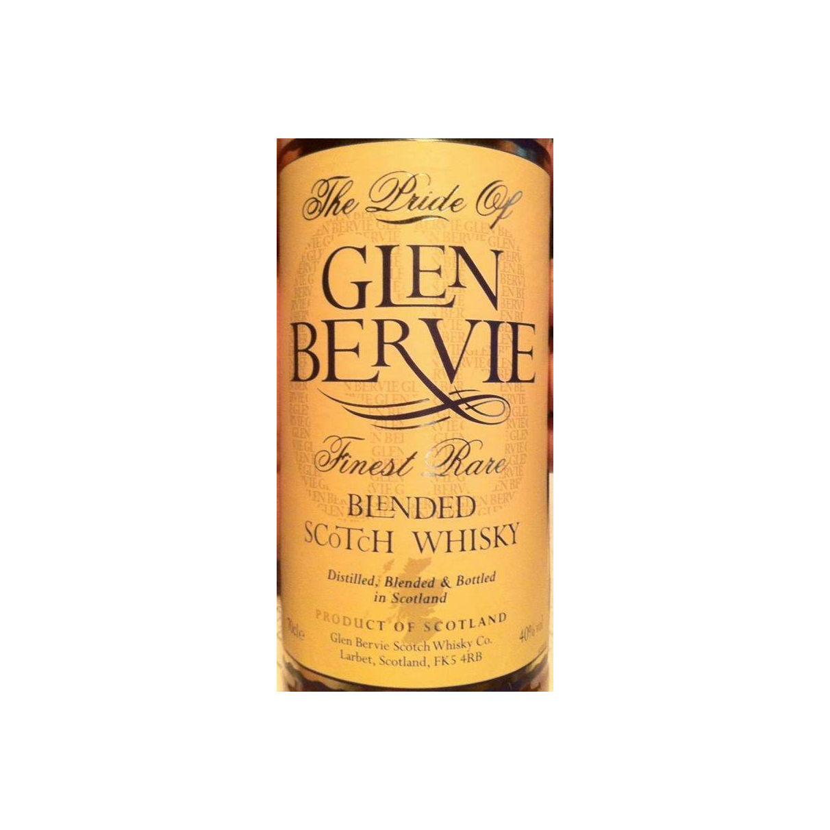 Glen Bervie Finest Rare