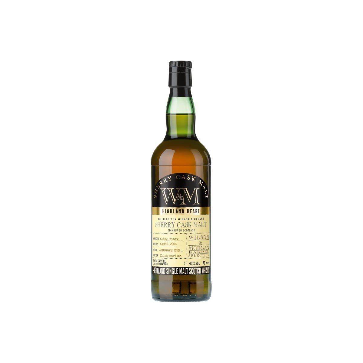 Wilson & Morgan 2006 8 Years Single Malt Whisky