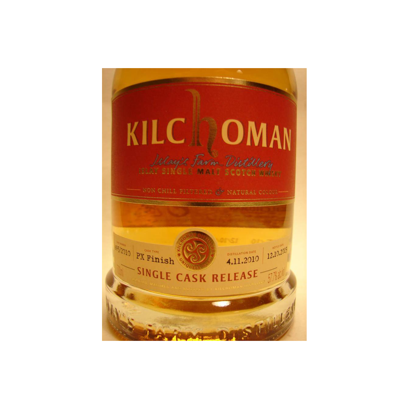 Kilchoman 2010 4 Years Single Malt Whisky 2