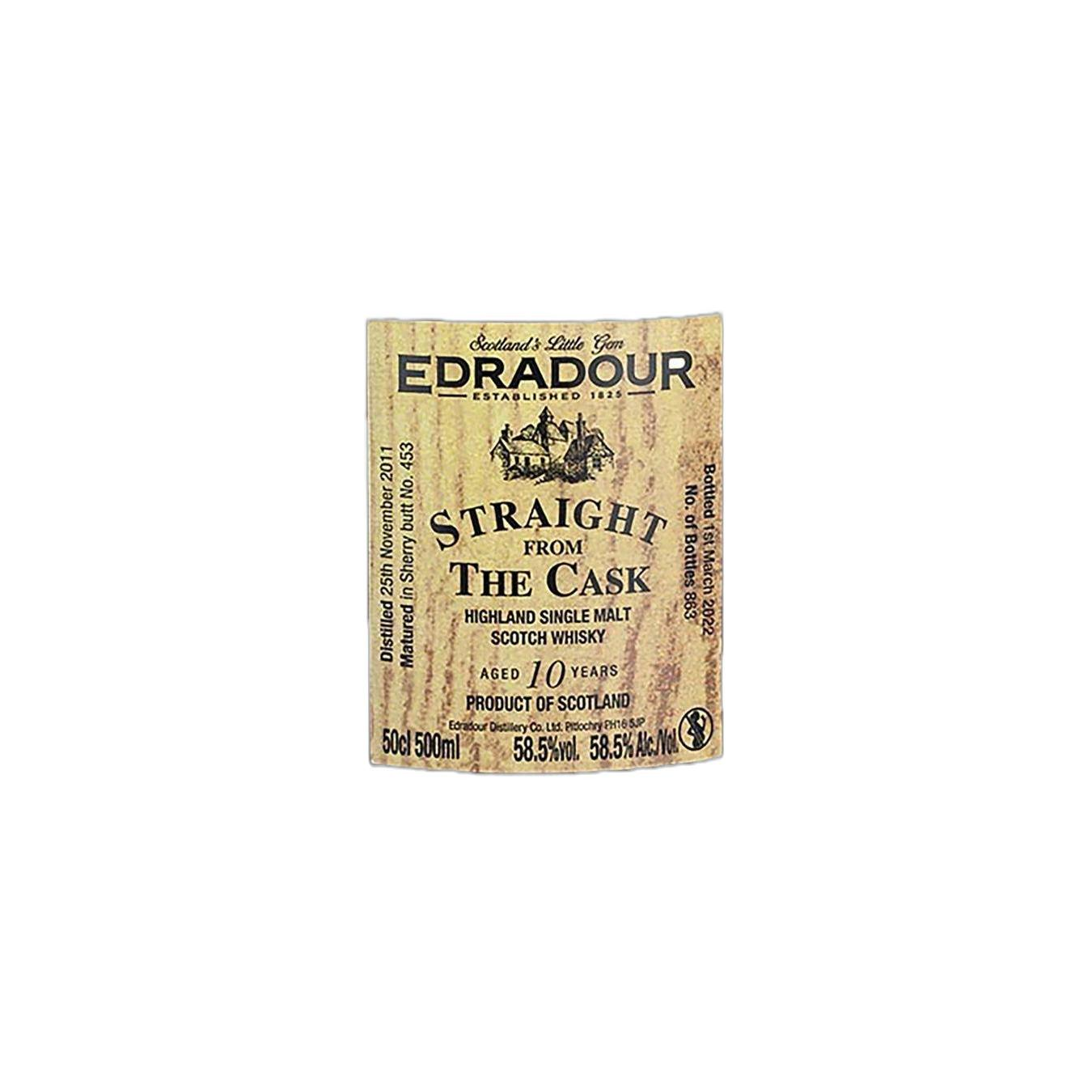 Edradour 2011 10 Years Single Malt Whisky 3