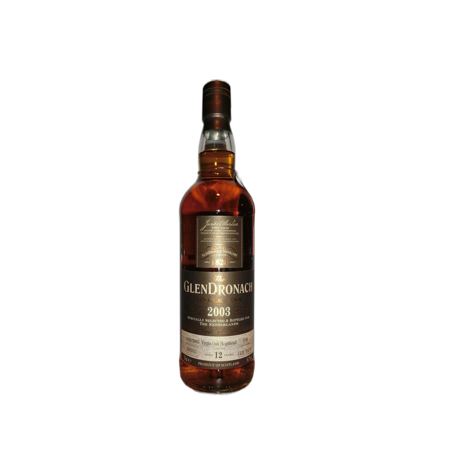 GlenDronach Single Cask 2003 12 Years Single Malt Whisky 2