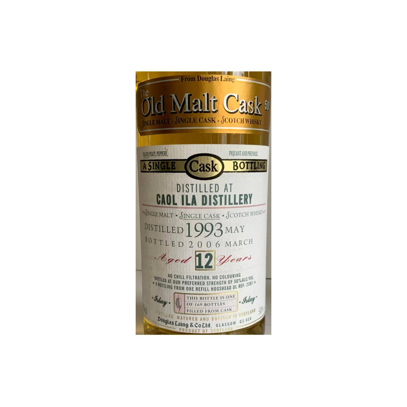 Caol Ila Old Malt Cask 1993 12 Years Single Malt Whisky 3