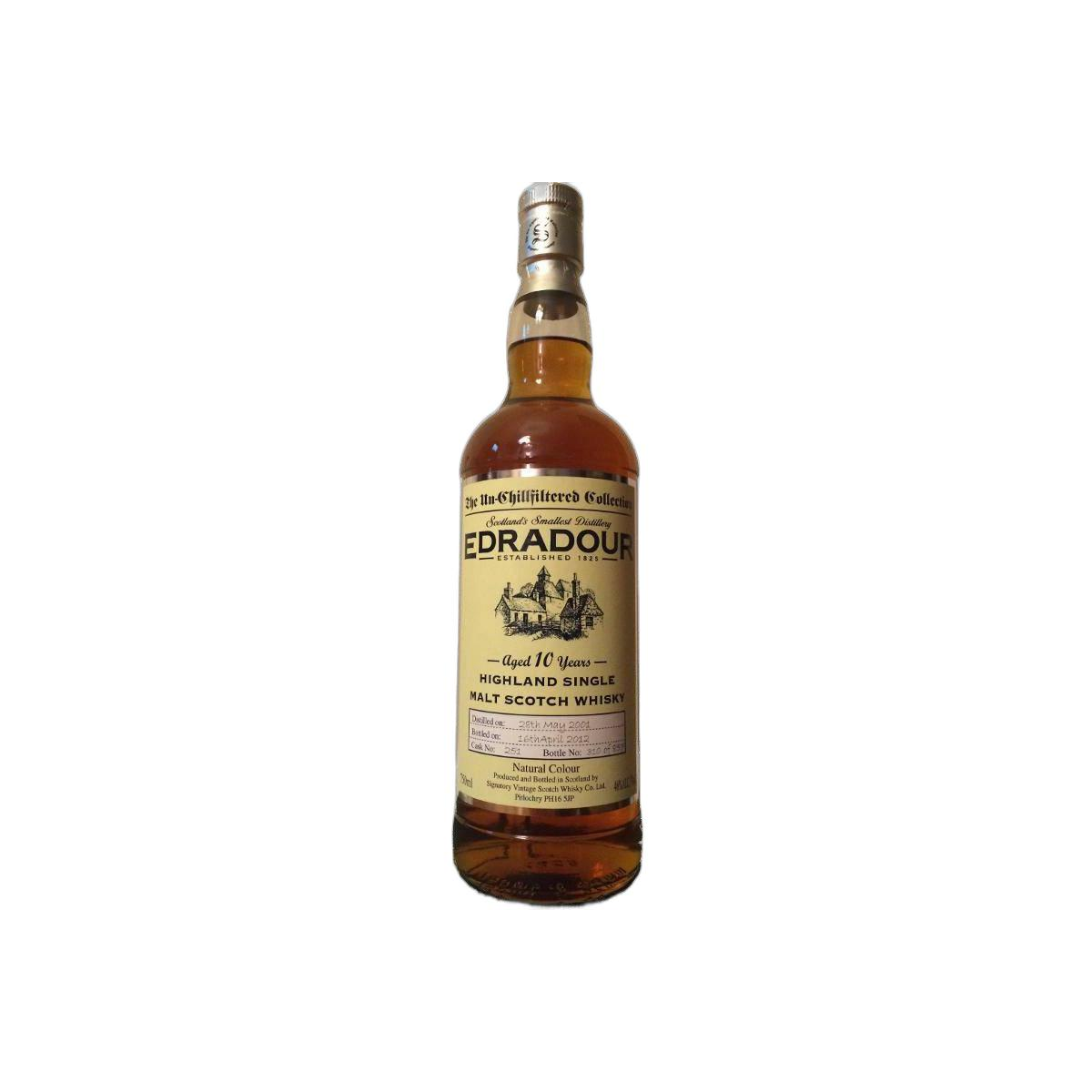 Edradour The Un-Chillfiltered Collection 2001 10 Years Single Malt Whisky