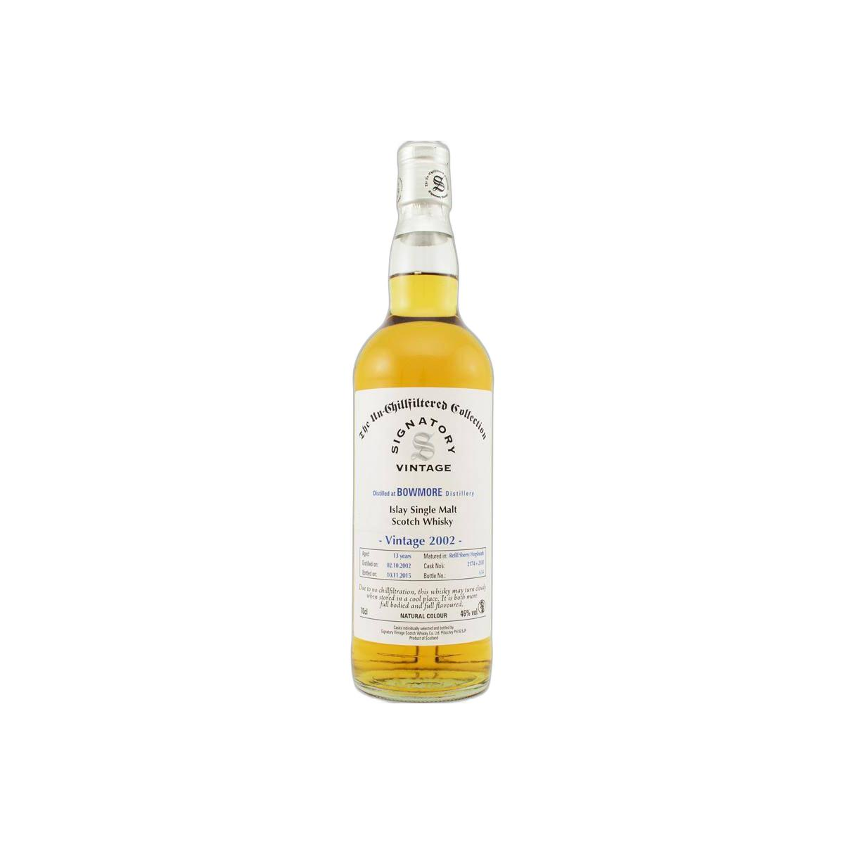 Bowmore The Un-Chillfiltered Collection 2002 13 Years Single Malt Whisky