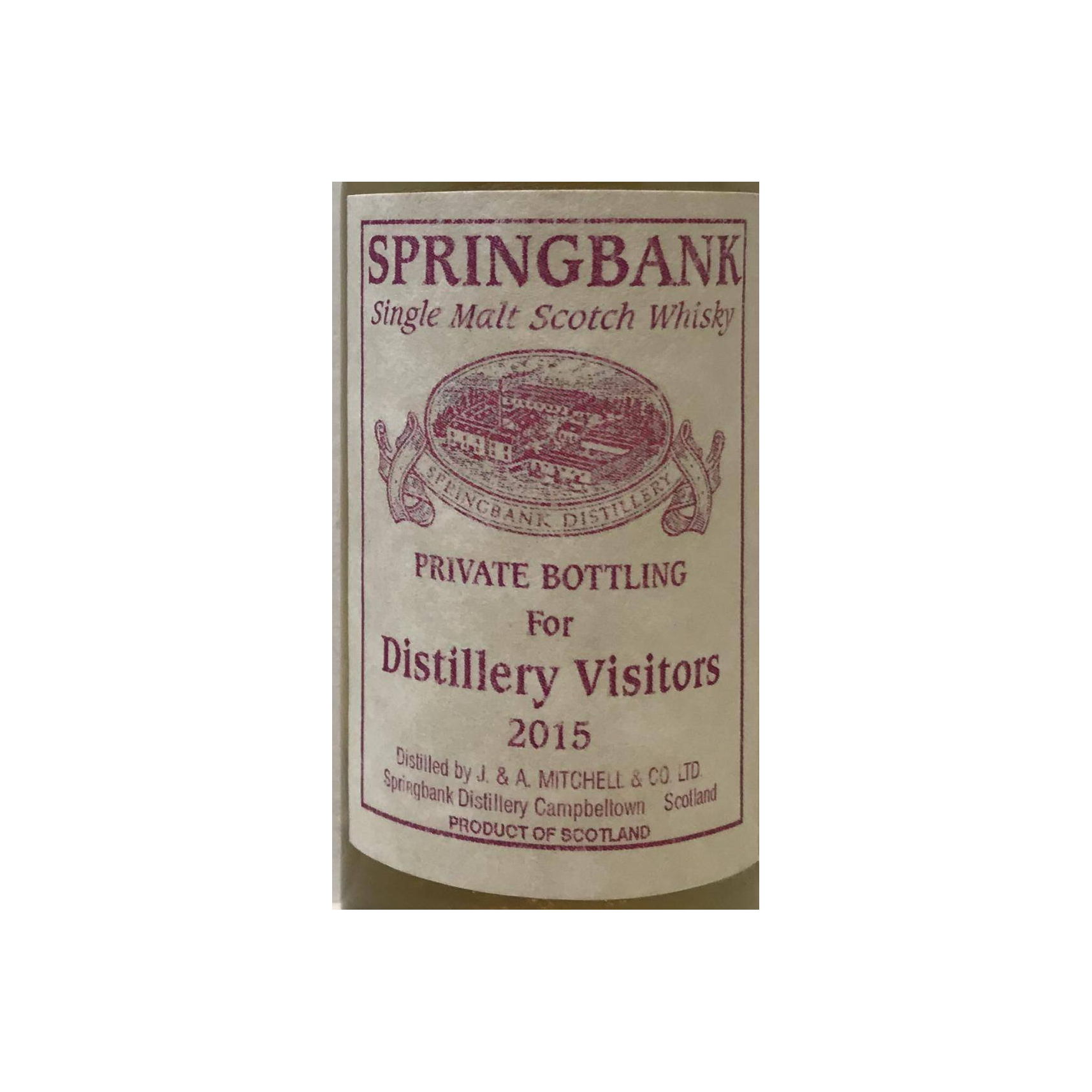 Springbank Single Malt Whisky 3