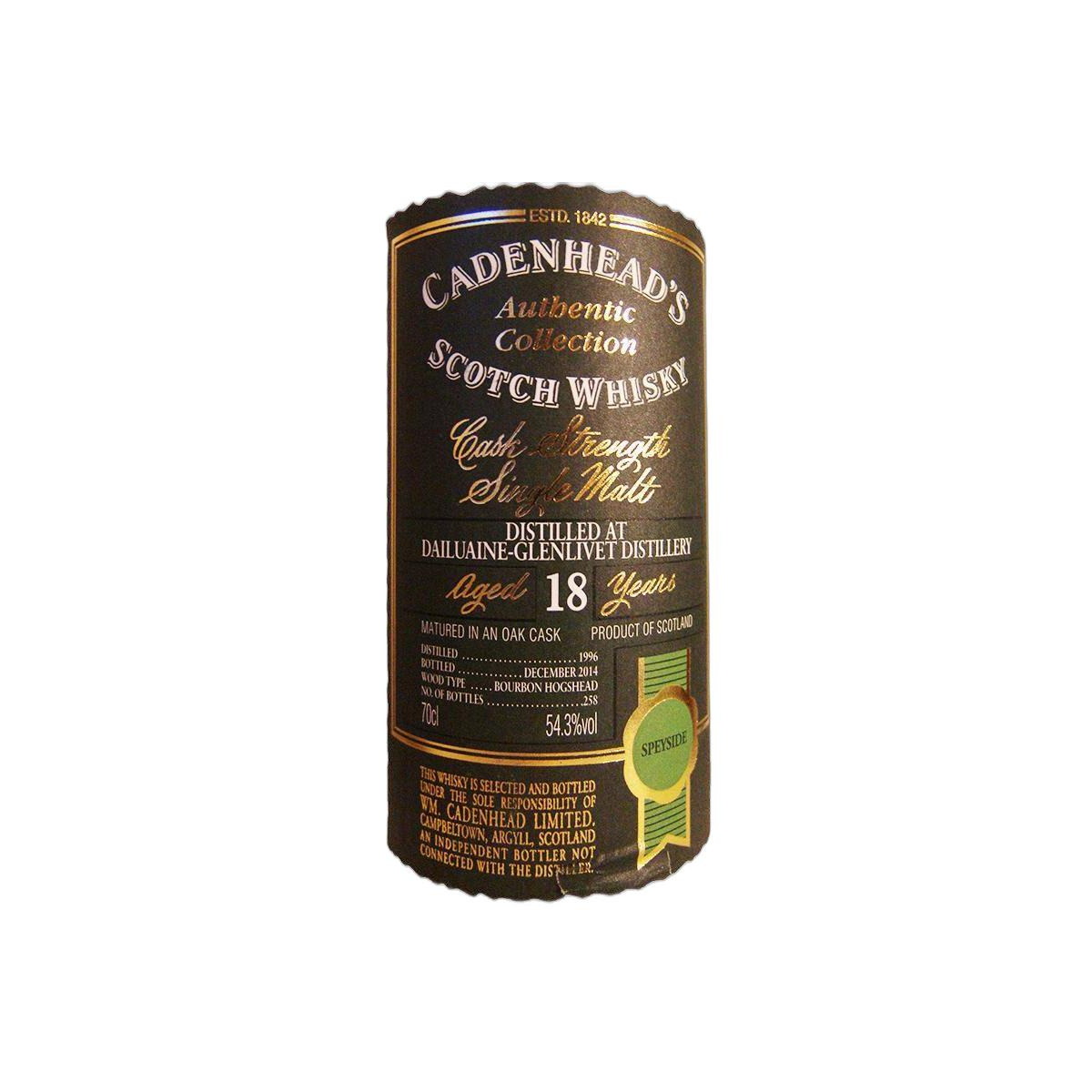 Dailuaine Authentic Collection 1996 18 Years Single Malt Whisky 2