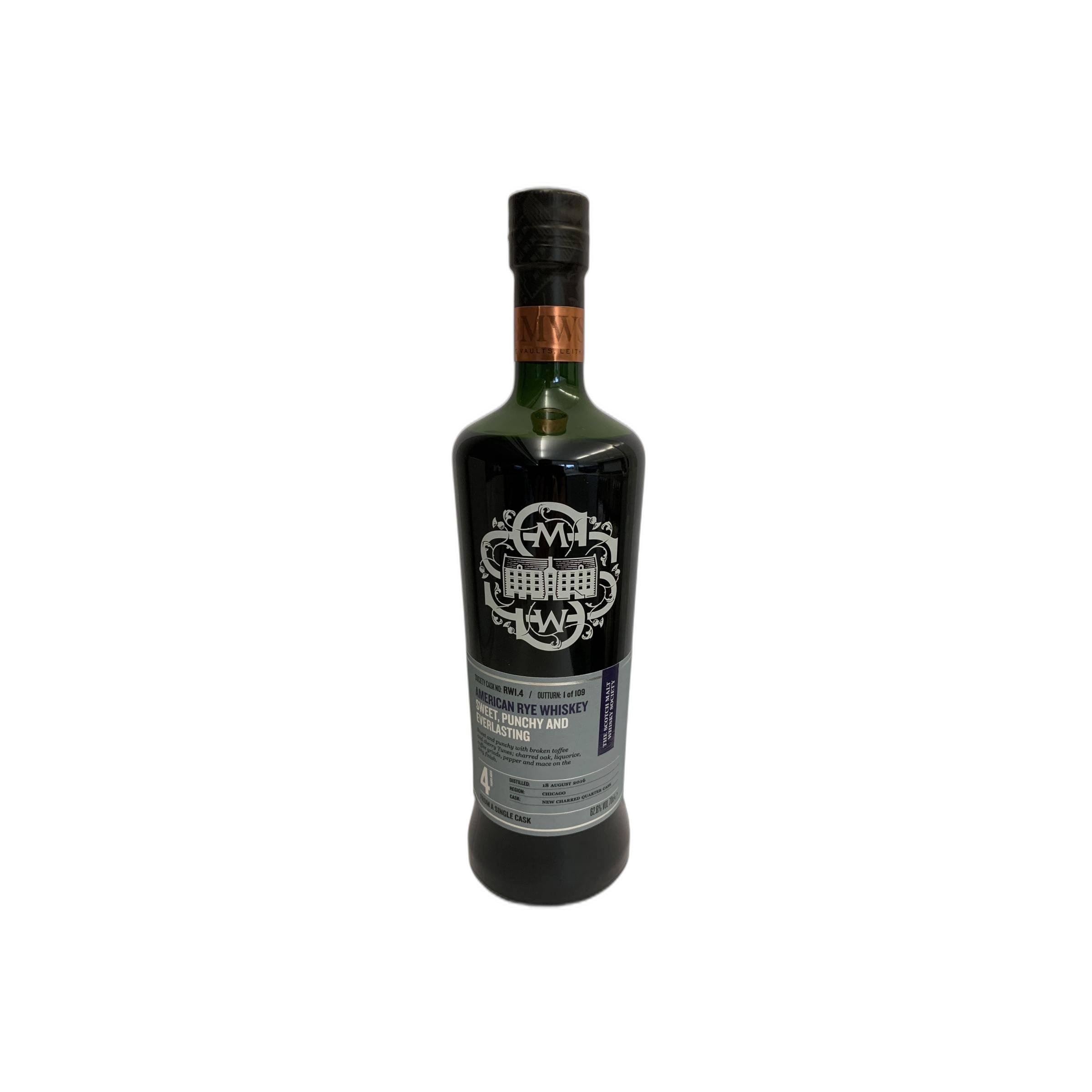 The Scotch Malt Whisky Society 2016 4 Years Rye Whisky