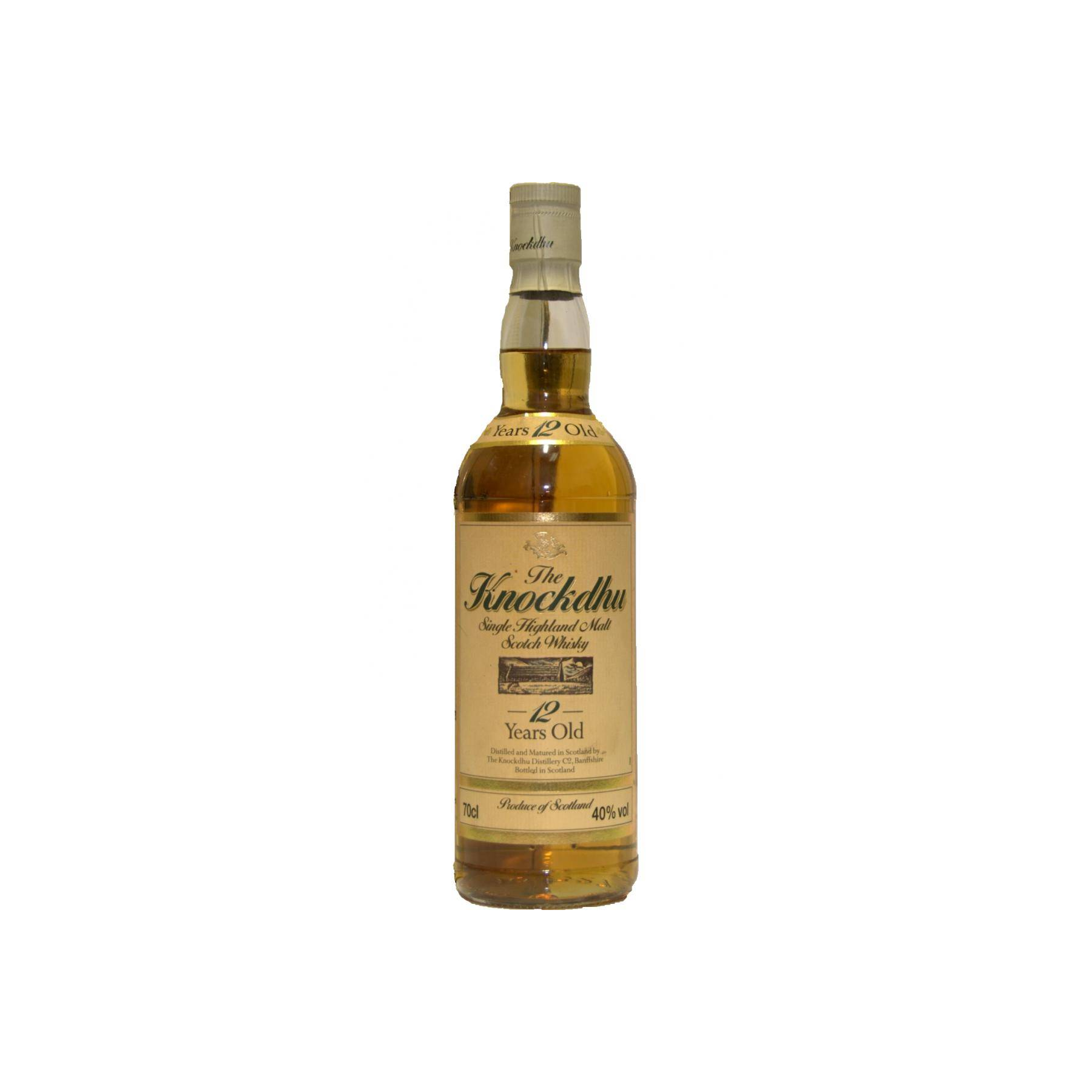 The Knockdhu 12 Years Single Malt Whisky