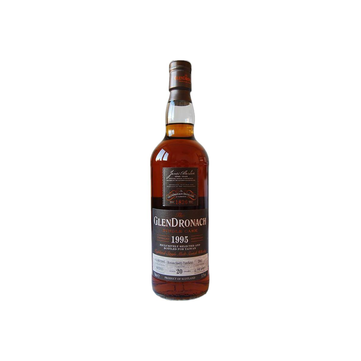 GlenDronach Single Cask 1995 20 Years Single Malt Whisky