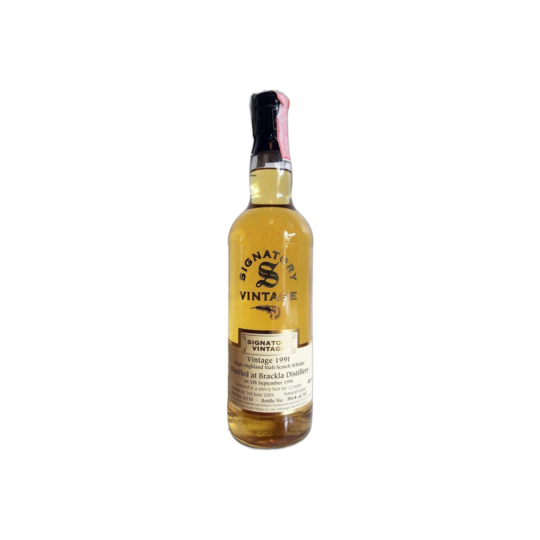Royal Brackla Vintage Collection 1991 12 Years Single Malt Whisky