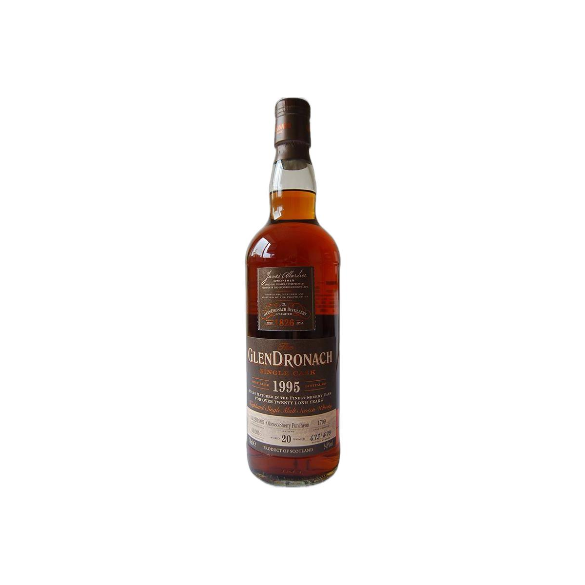 GlenDronach Single Cask 1995 20 Years Single Malt Whisky