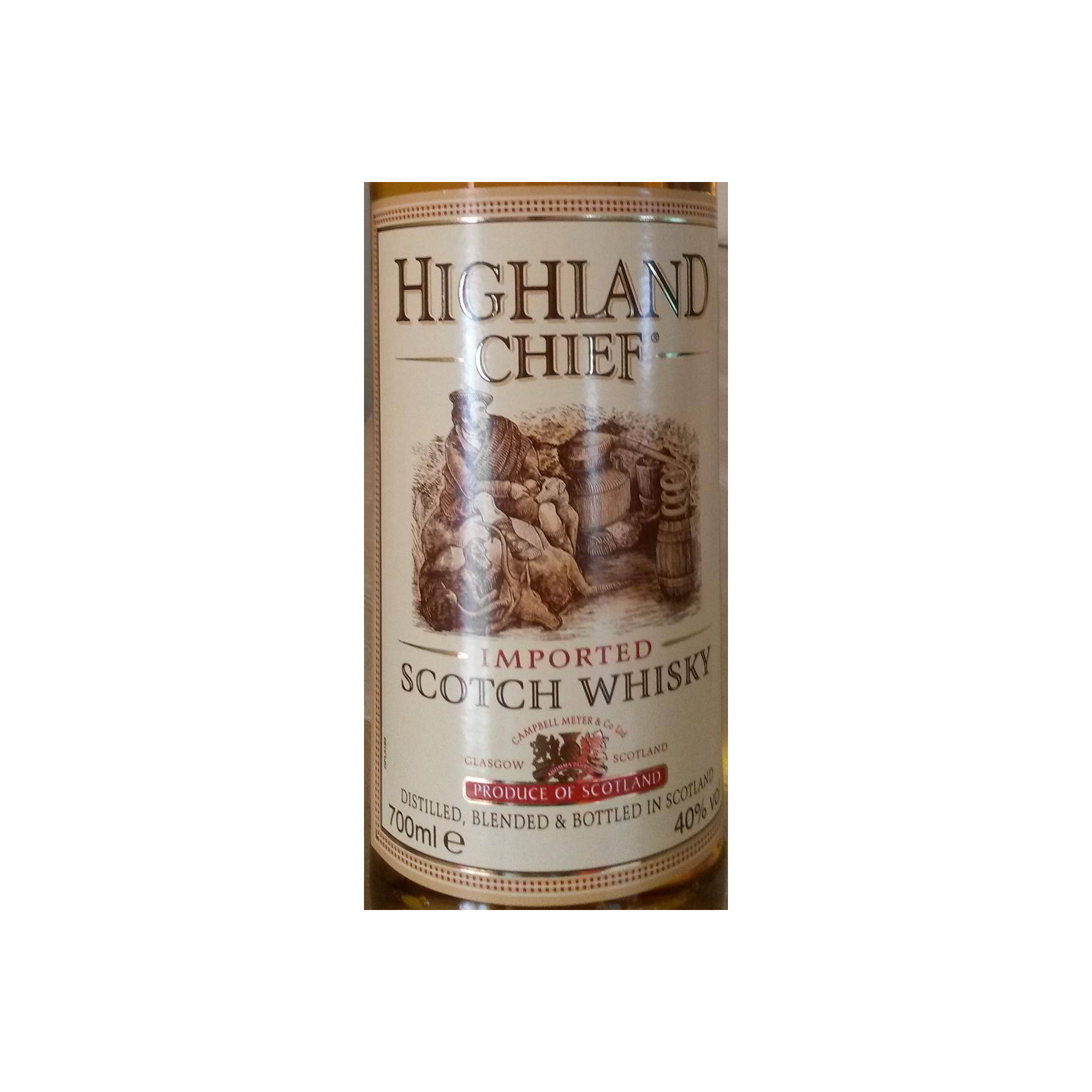 Highland Chief Imported Scotch Whisky CM&C