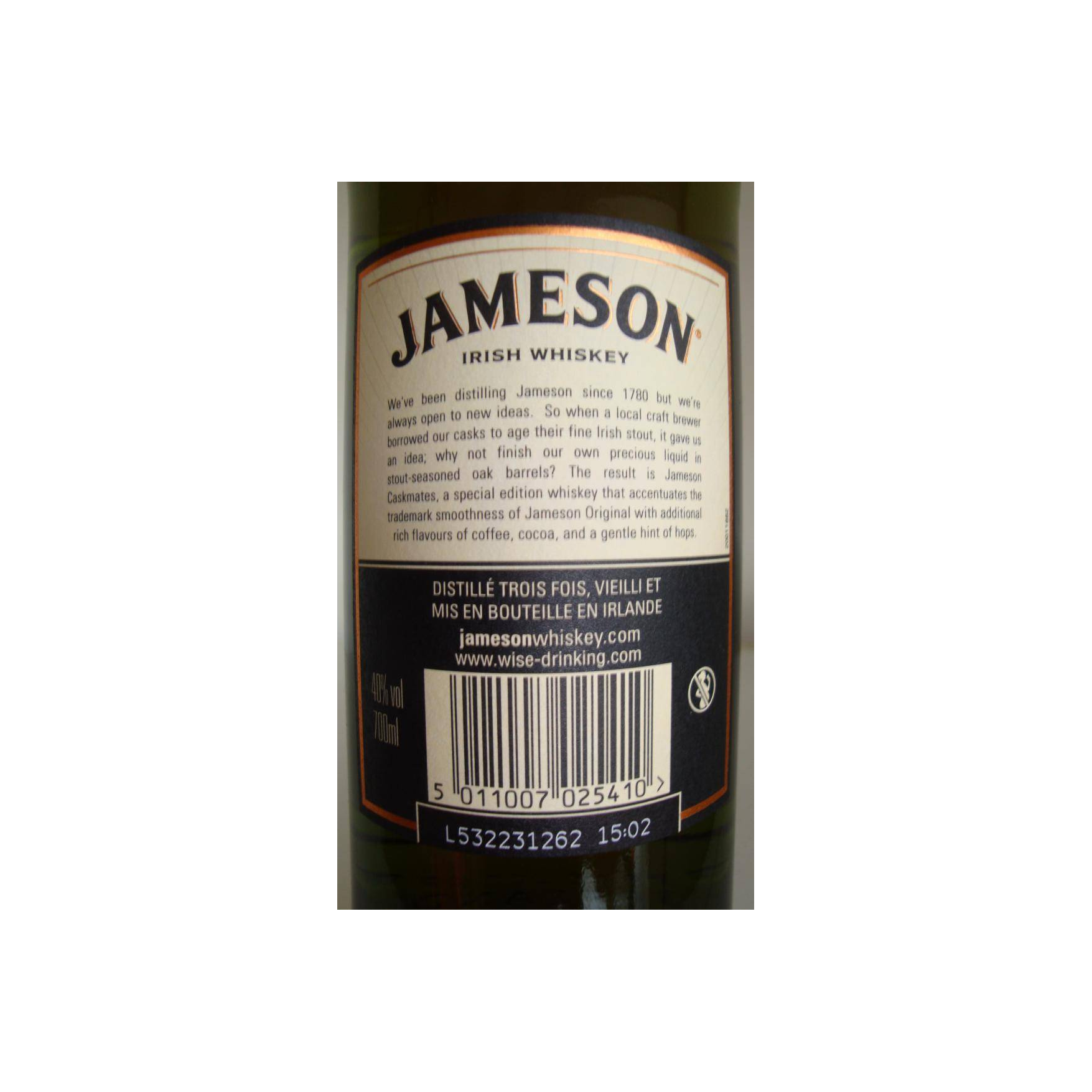 Jameson Blended Whisky 3