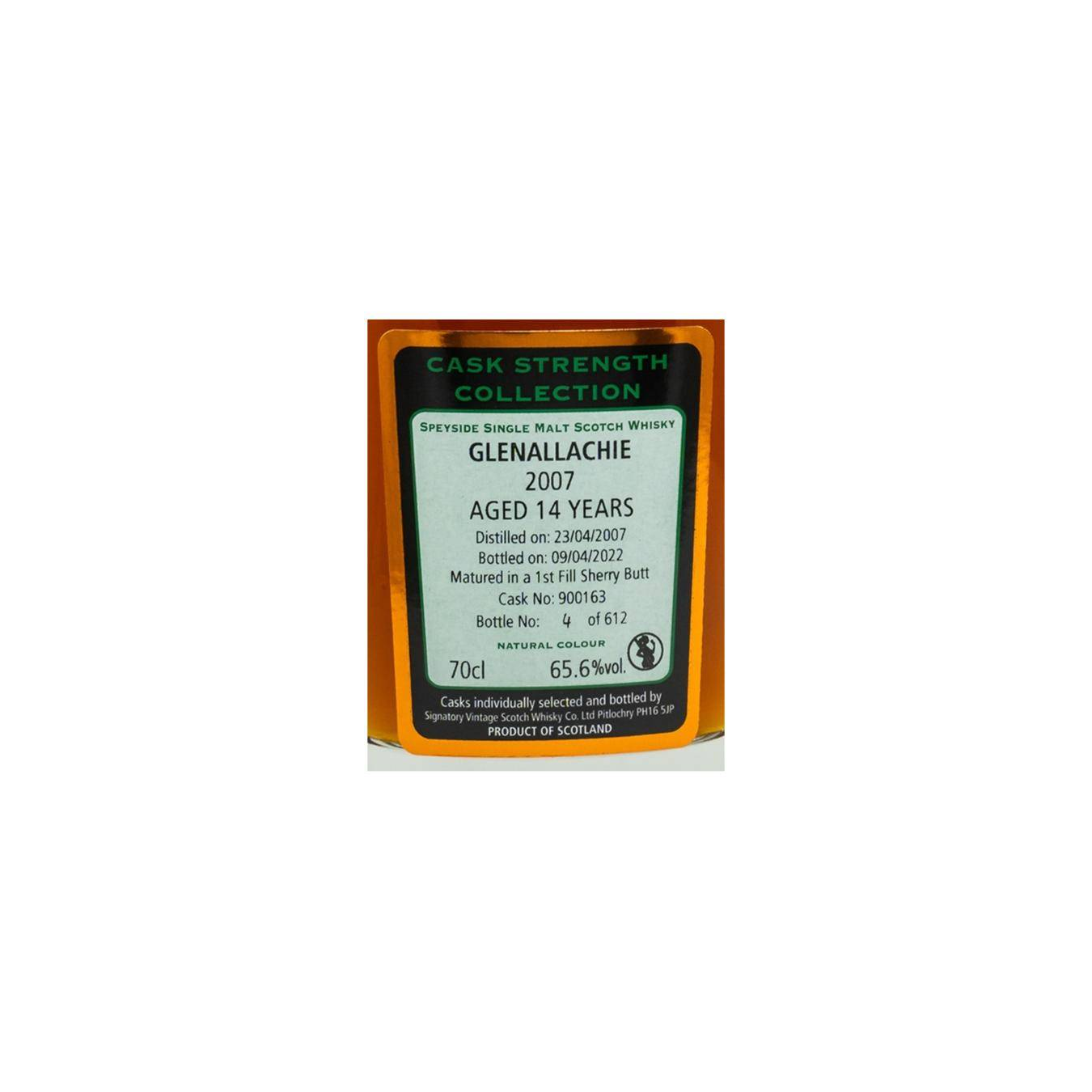 The GlenAllachie Cask Strength Collection 2007 14 Years Single Malt Whisky 3
