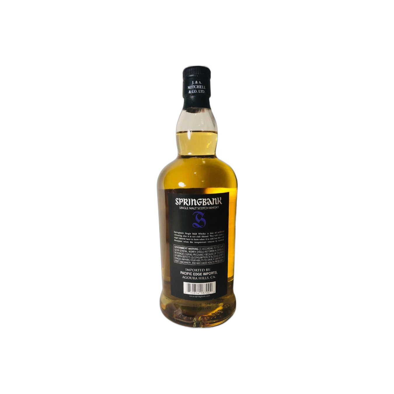 Springbank 18 Years Single Malt Whisky 2