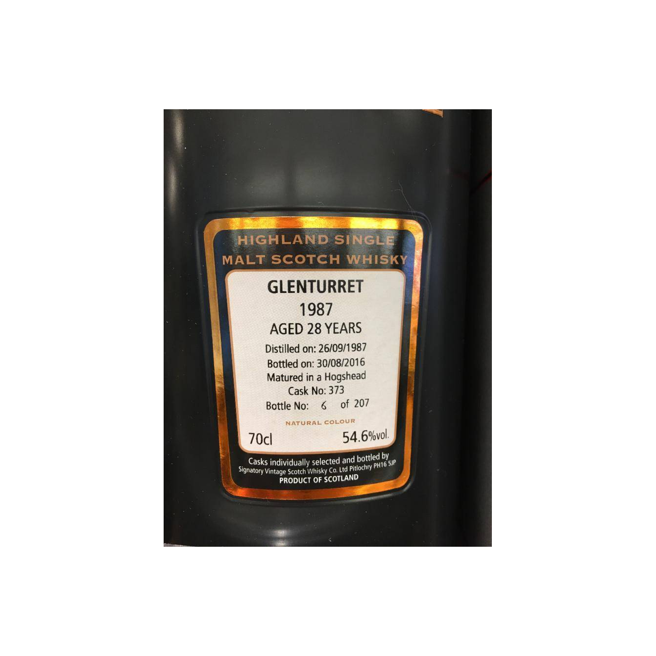 The Glenturret Cask Strength Collection 1987 28 Years Single Malt Whisky