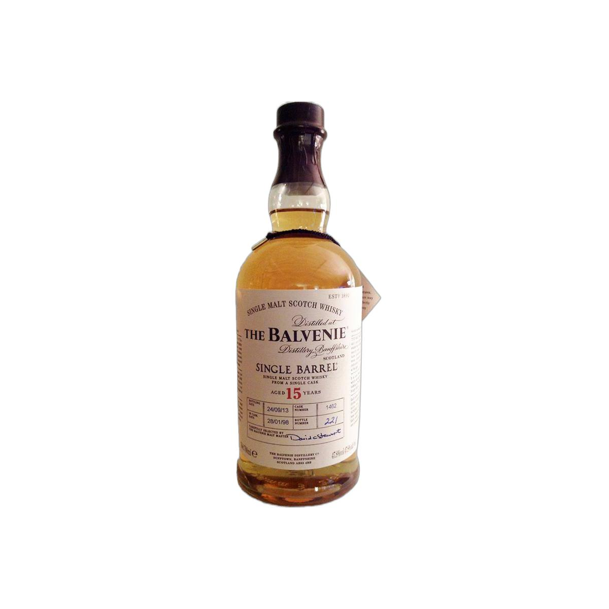 The Balvenie Single Cask 1998 15 Years Single Malt Whisky