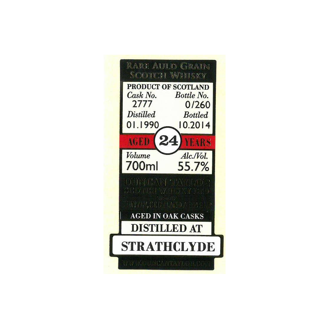 Strathclyde 1990 24 Years Single Grain Whisky 2