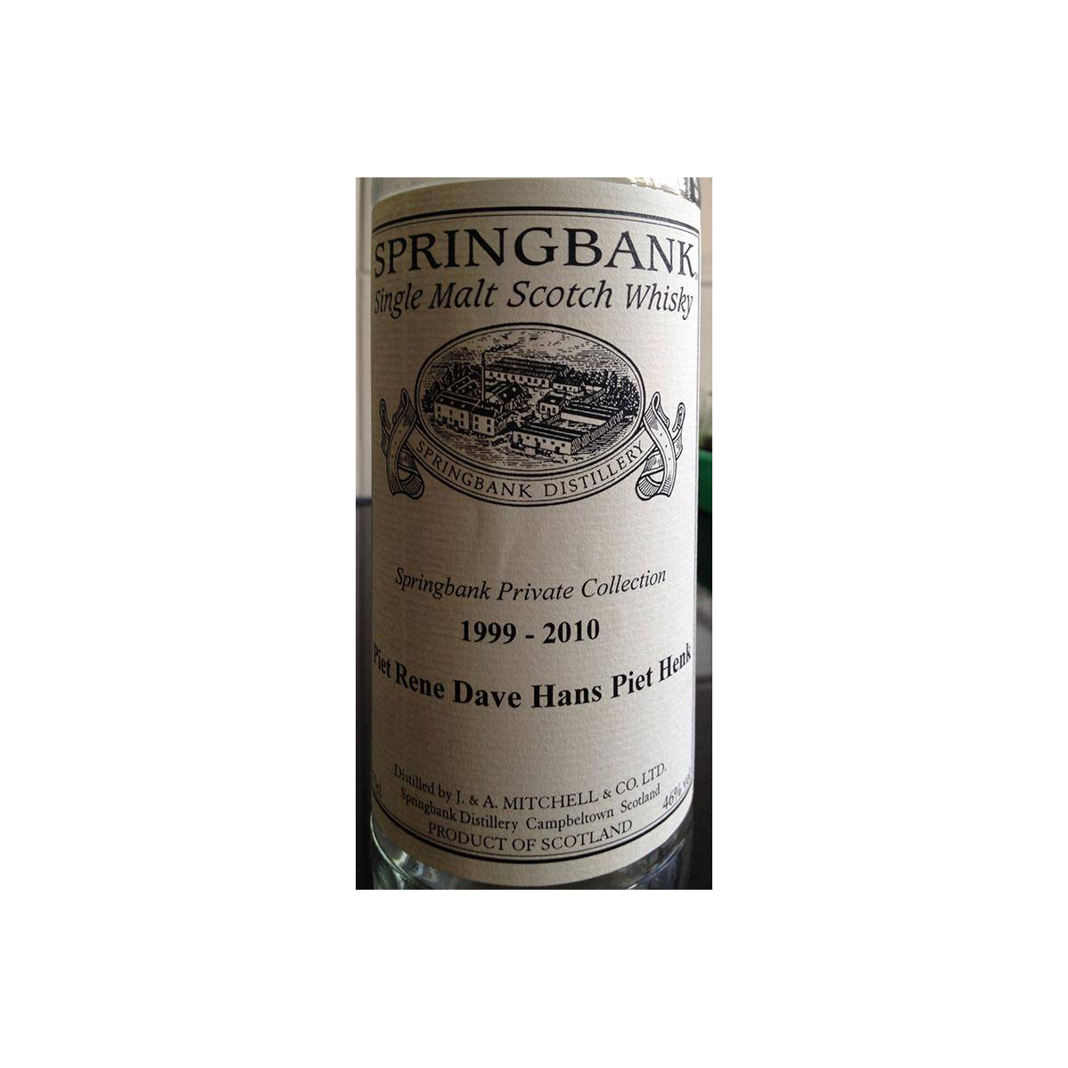 Springbank 1999 10 Years Single Malt Whisky