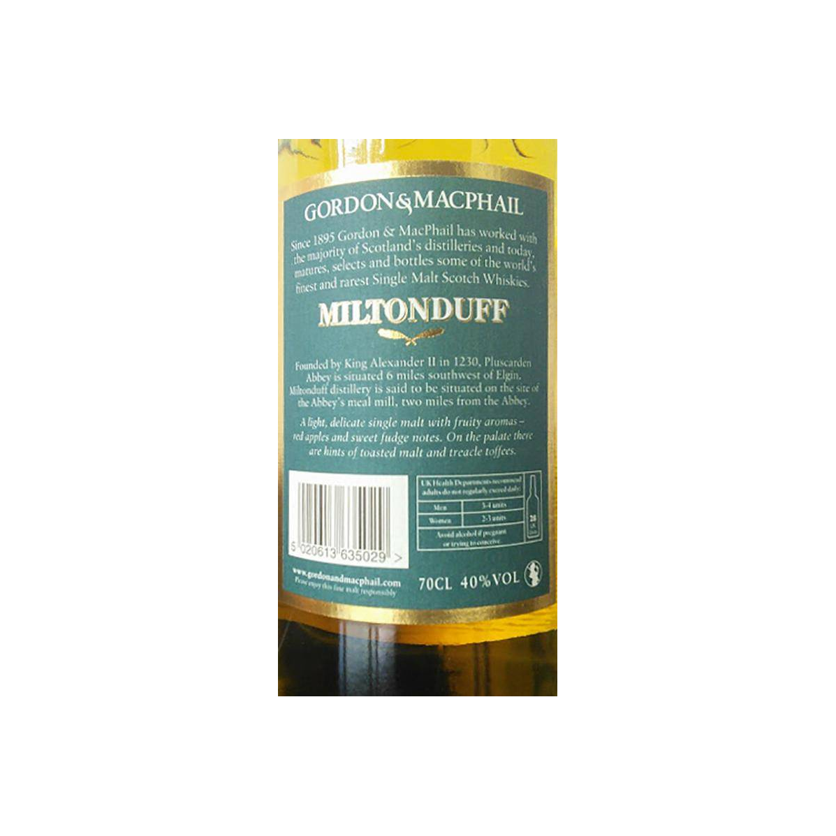 Miltonduff Licensed Bottling 10 Years Single Malt Whisky 2