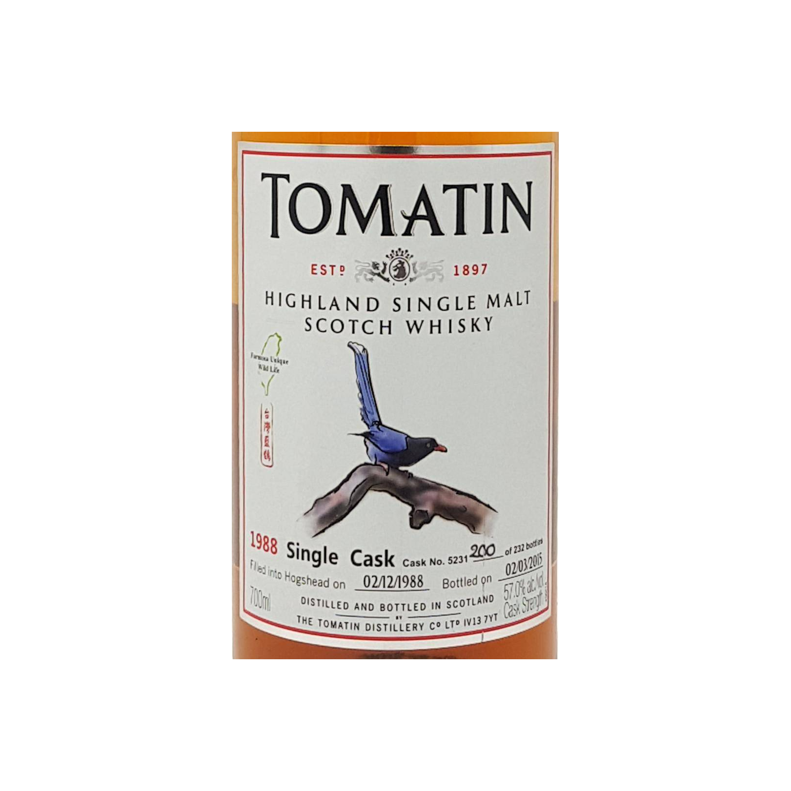 Tomatin 1988 26 Years Single Malt Whisky 2