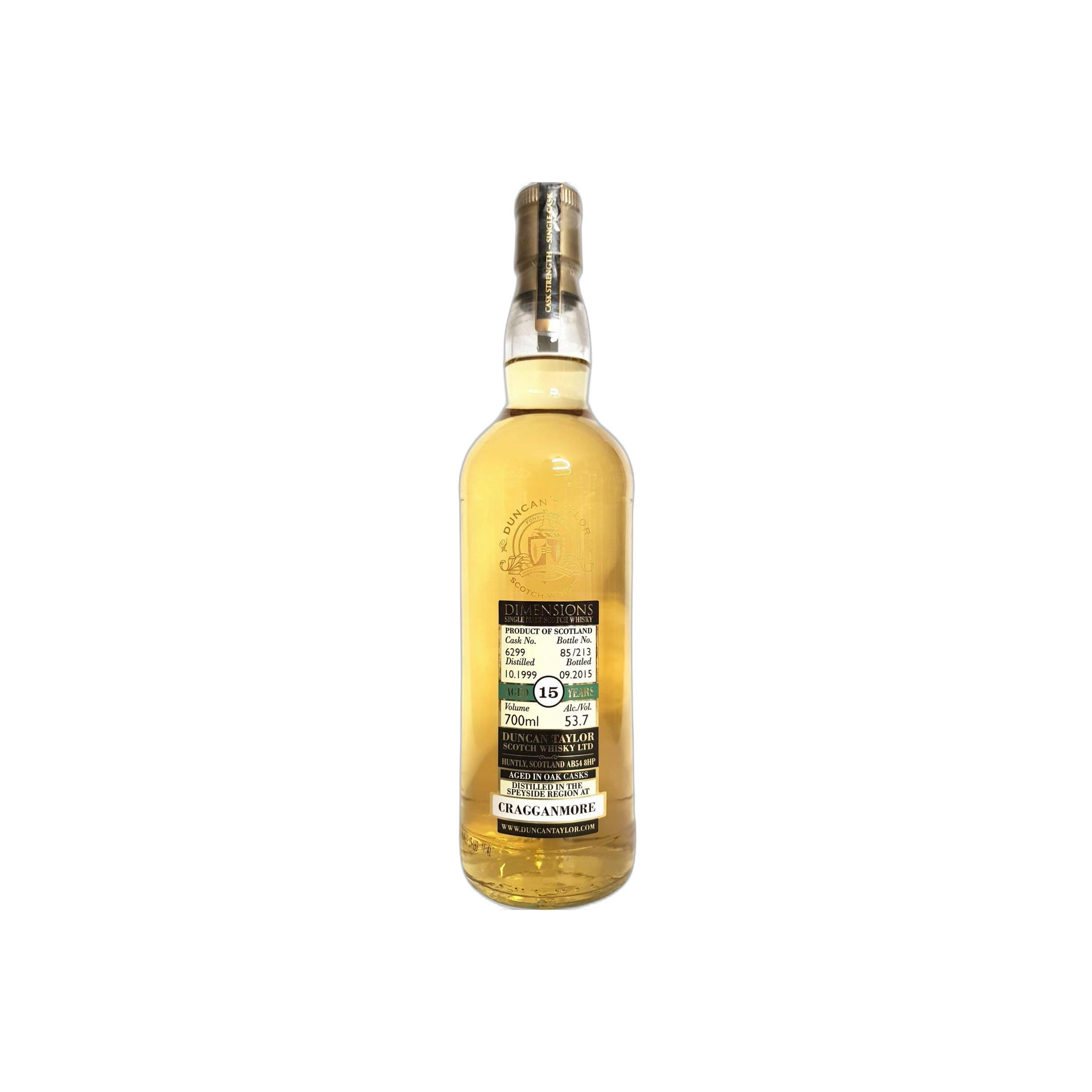 Cragganmore Dimensions 1999 15 Years Single Malt Whisky