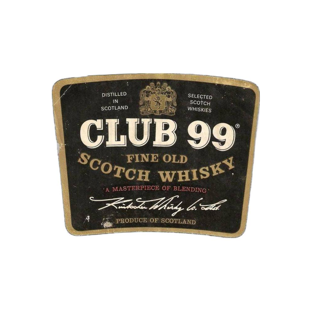Club 99 Fine Old Scotch Whisky 2