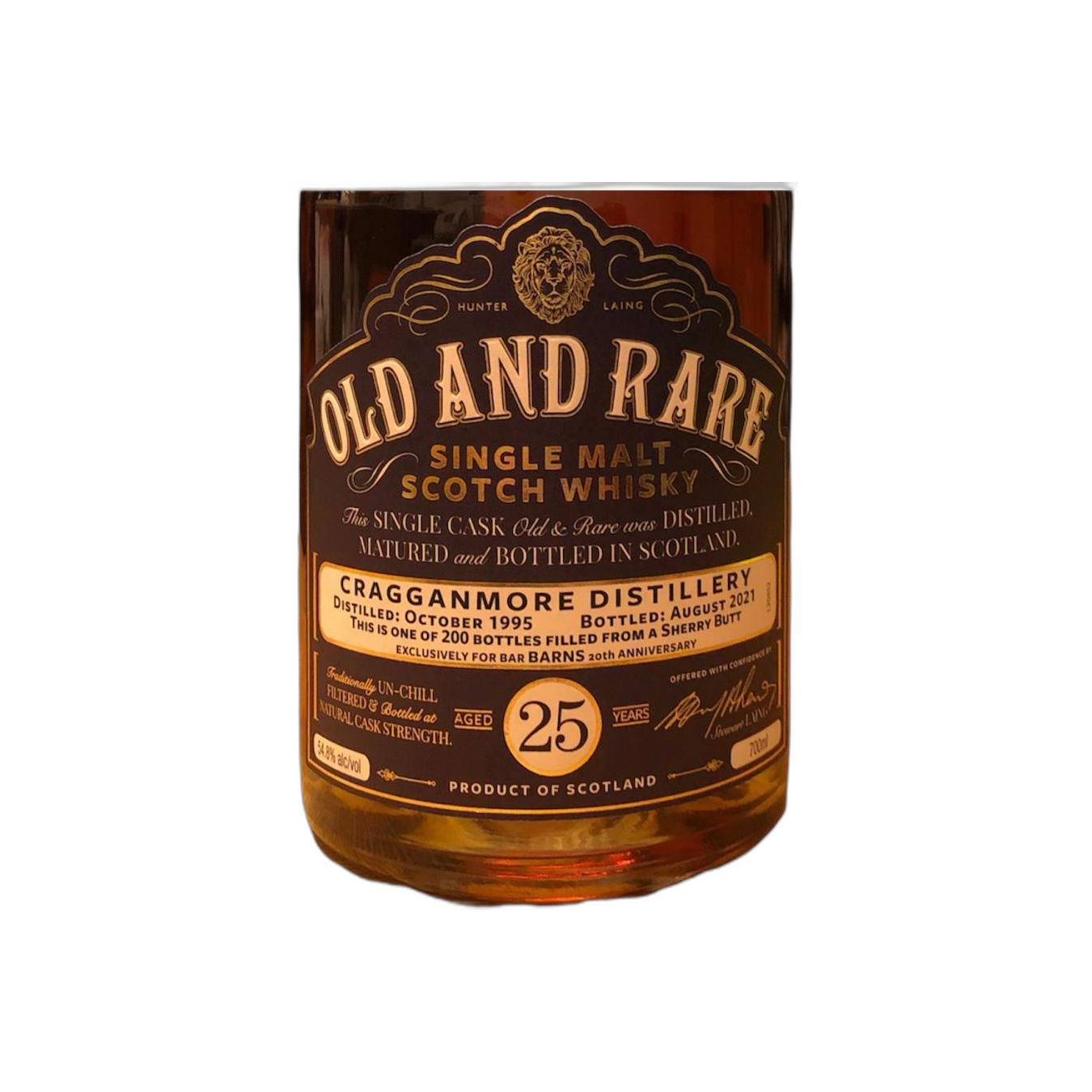 Cragganmore 1995 25 Years Single Malt Whisky