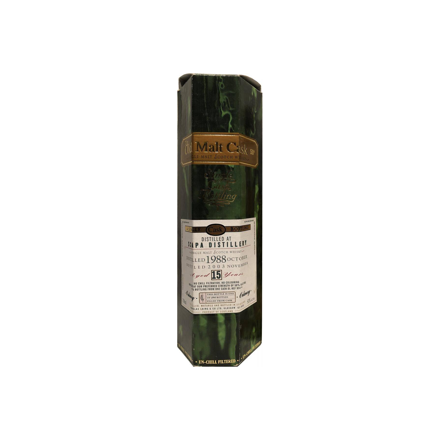 Scapa Old Malt Cask 1988 15 Years Single Malt Whisky 2