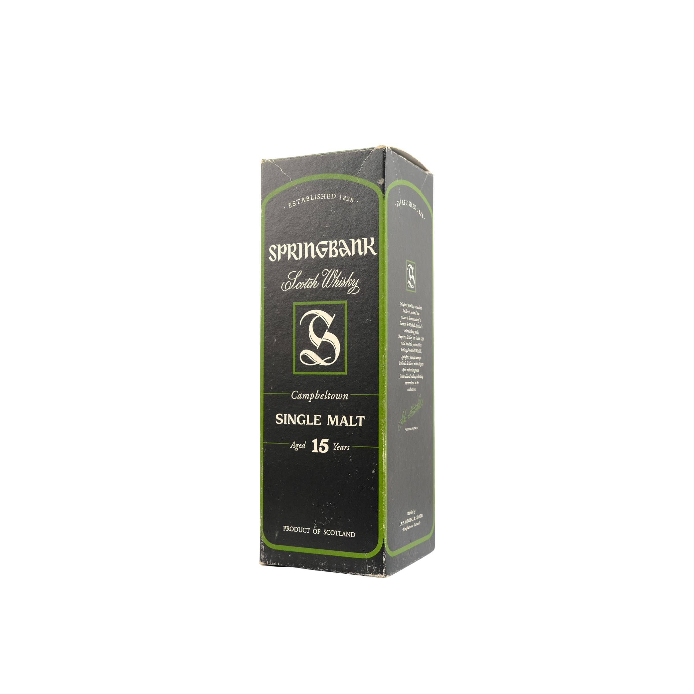 Springbank 15 Years Single Malt Whisky 3