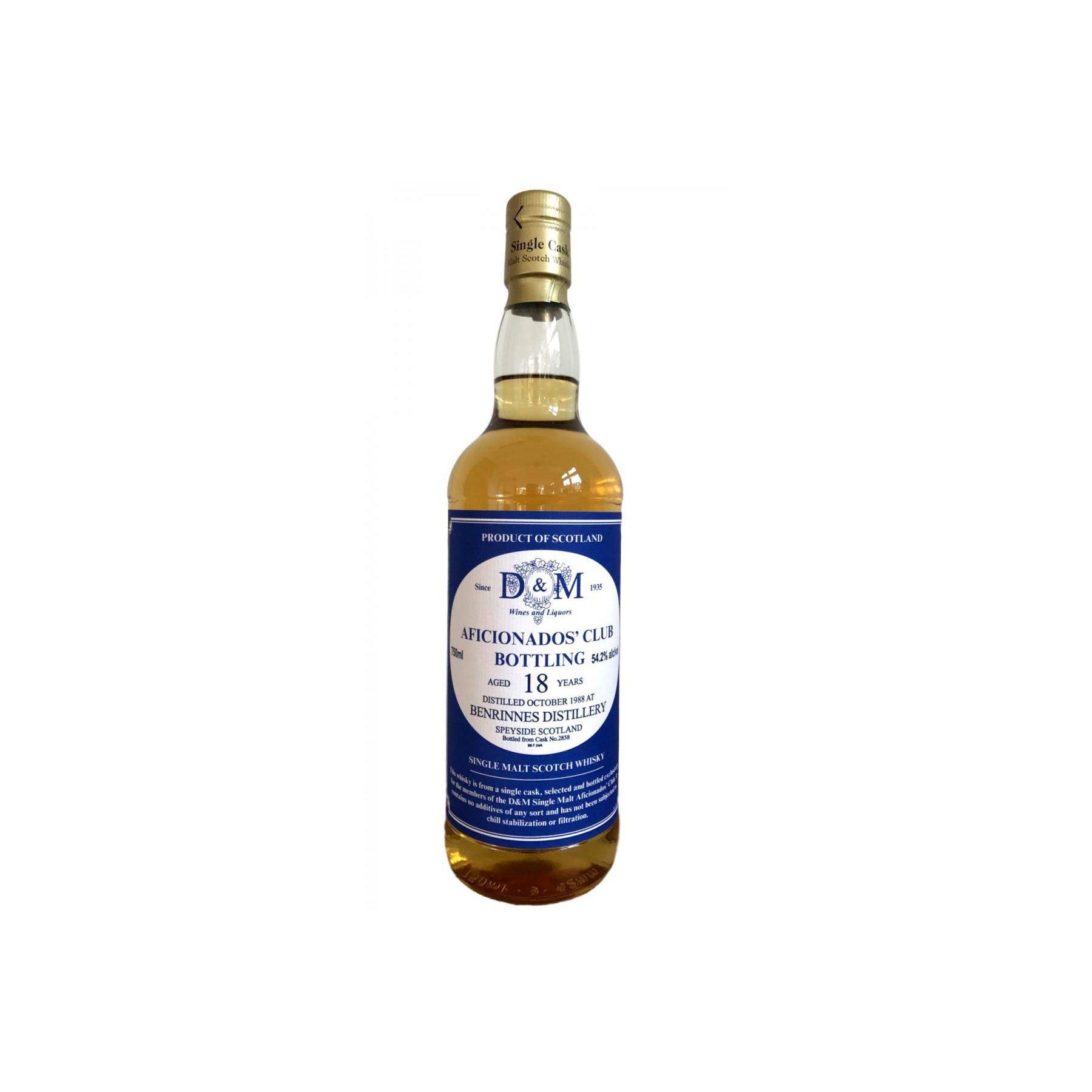 Benrinnes 1988 18 Years Single Malt Whisky