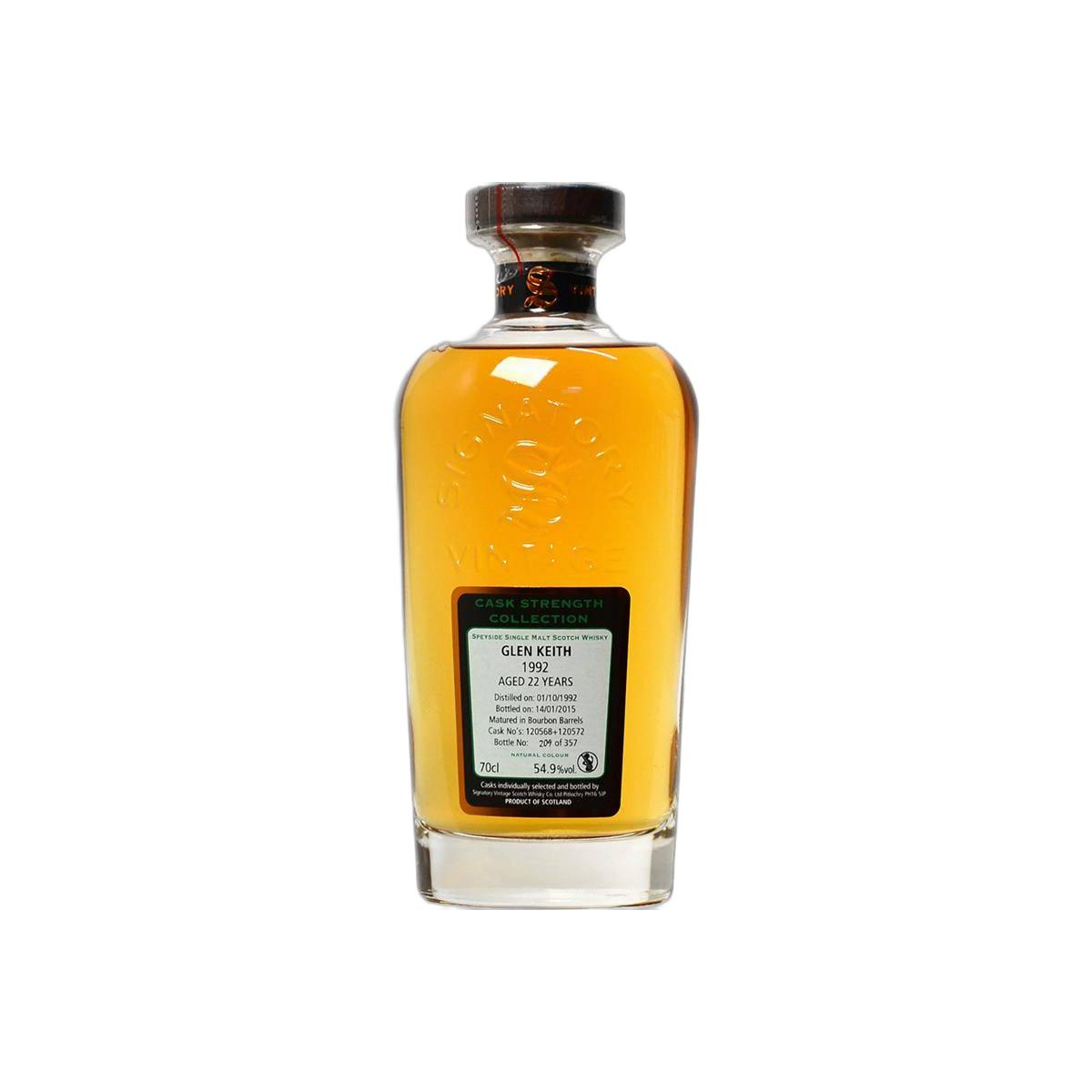 Glen Keith Cask Strength Collection 1992 22 Years Single Malt Whisky 2
